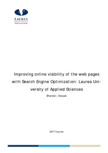 Improving online visibility of the web pages with Search Engine ...