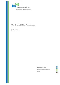 The Reversed China Phenomenon - Theseus