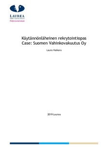 Käytännönläheinen rekrytointiopas, Case: Suomen Vahinkovakuutus - Theseus