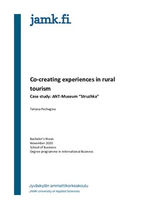 rural tourism thesis