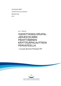 Yhdistyksen Drupal-järjestelmän päivittäminen käyttäjäpalautteen  perusteella : Lounais-Suomen Partiopiiri RY - Theseus
