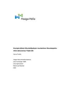 Haaga-Helia ammattikorkeakoulu - Theseus